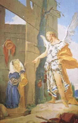 Giovanni Battista Tiepolo Sarah and the Archangel (mk08) Sweden oil painting art